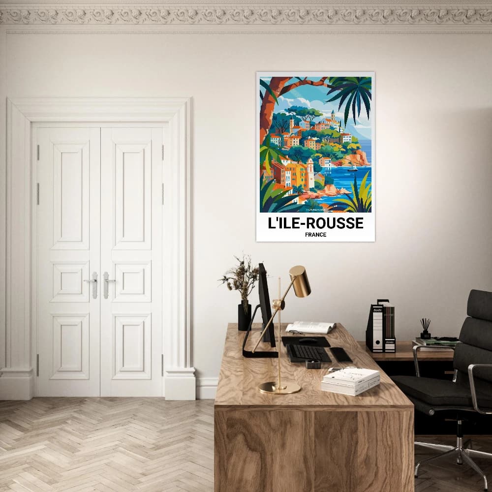Affiche L'ÎLE-ROUSSE - Image 2 of 6