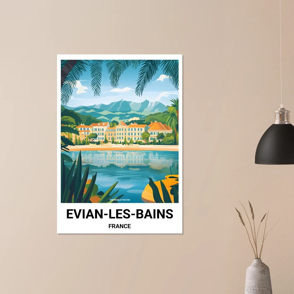 Affiche ÉVIAN-LES-BAINS - Image 2 of 6