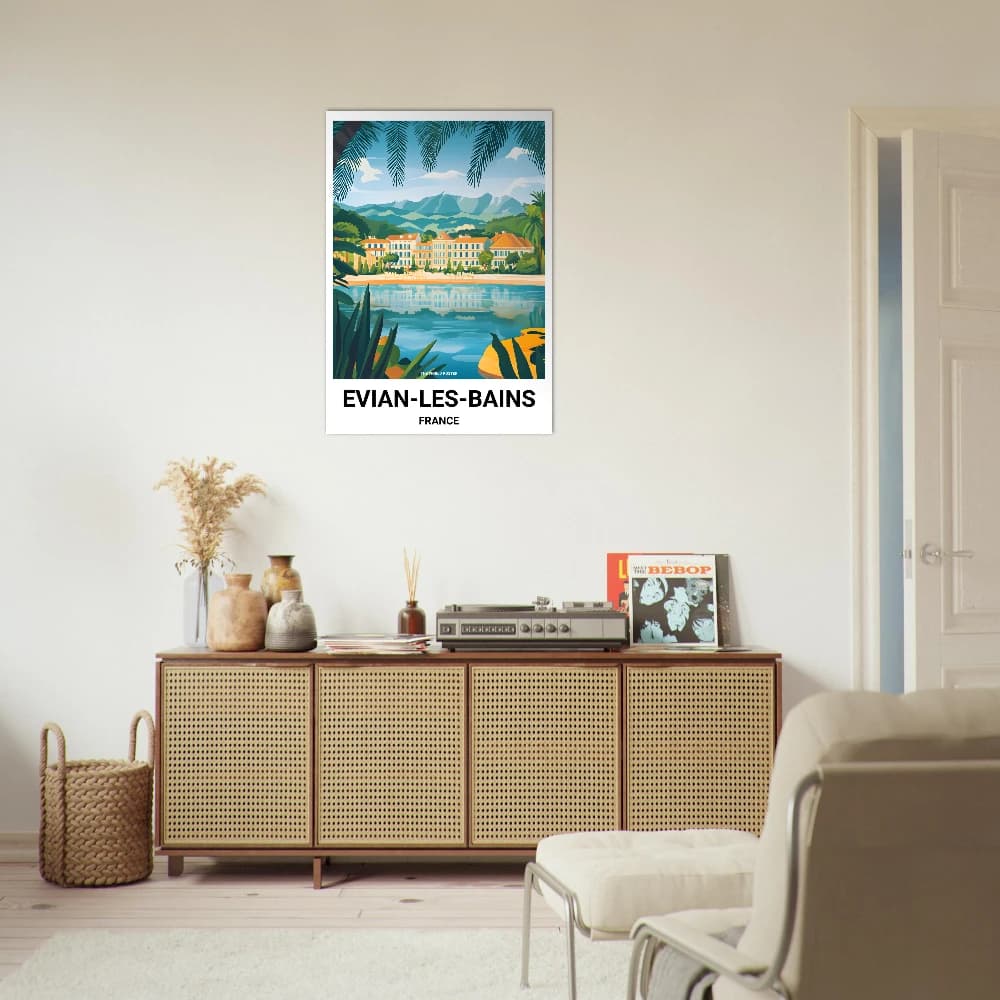 Affiche ÉVIAN-LES-BAINS - Image 4 of 6