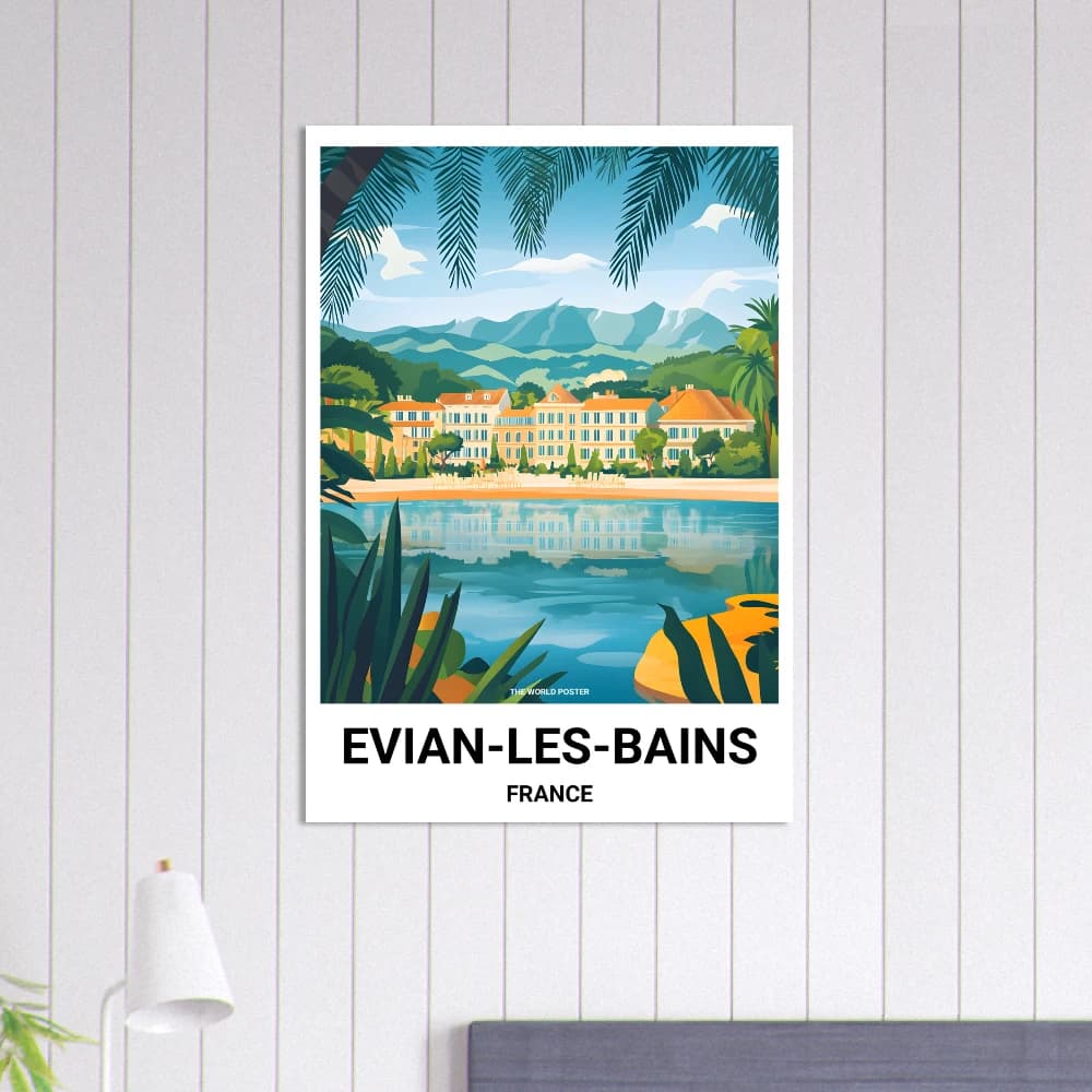 Affiche ÉVIAN-LES-BAINS - Image 5 of 6
