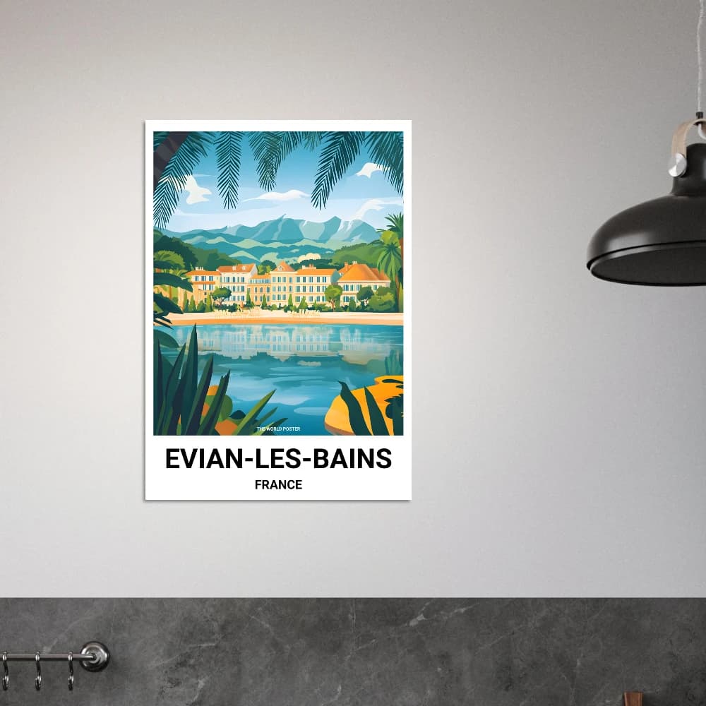 Affiche ÉVIAN-LES-BAINS - Image 6 of 6