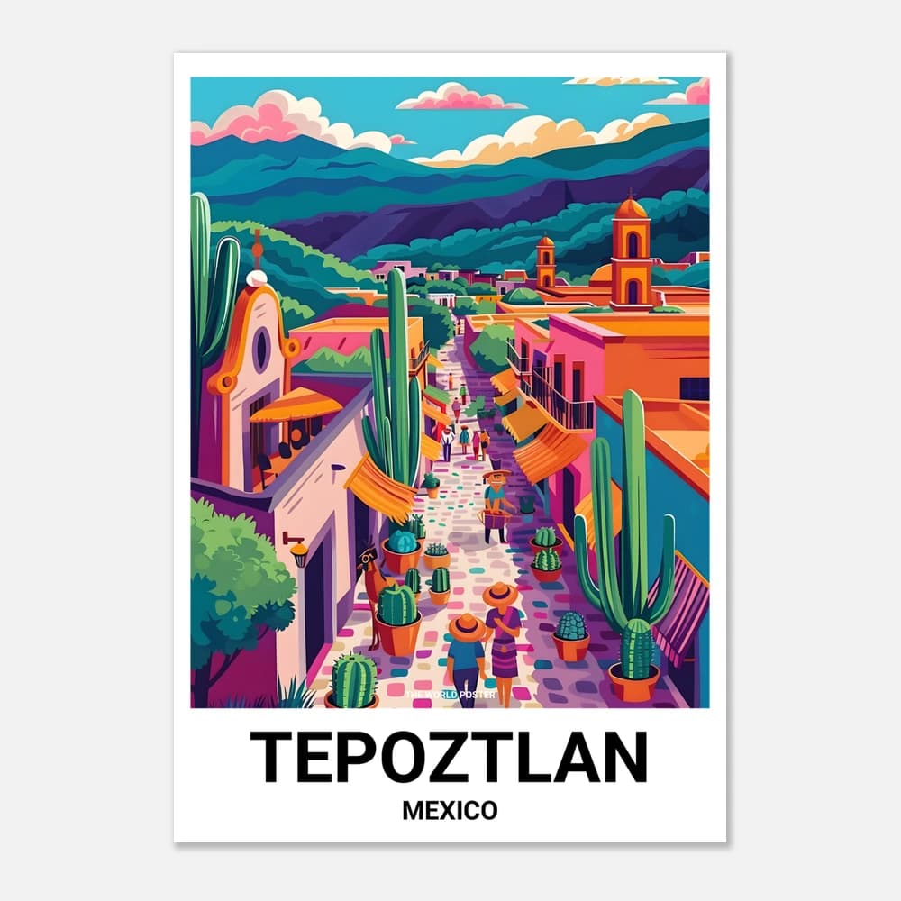 Affiche TEPOZTLÁN - Image 1 of 6