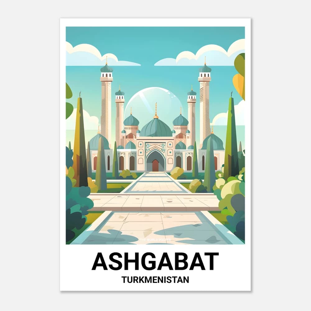 Affiche ACHGABAT - Image 1 of 6