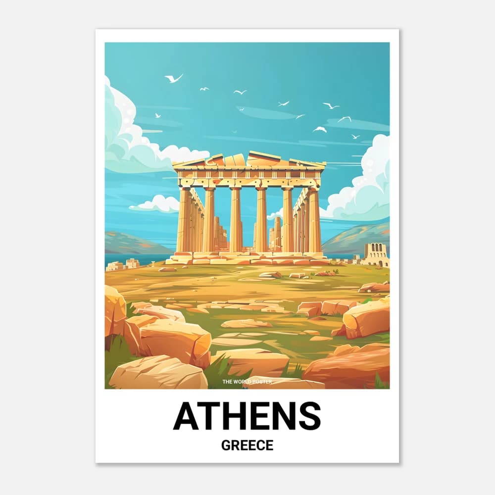 Affiche ATHÈNES - Image 1 of 6