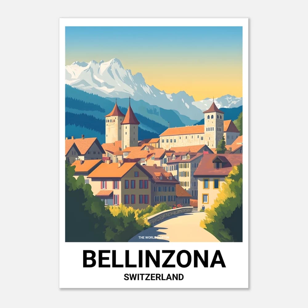 Affiche BELLINZONE - Image 1 of 6