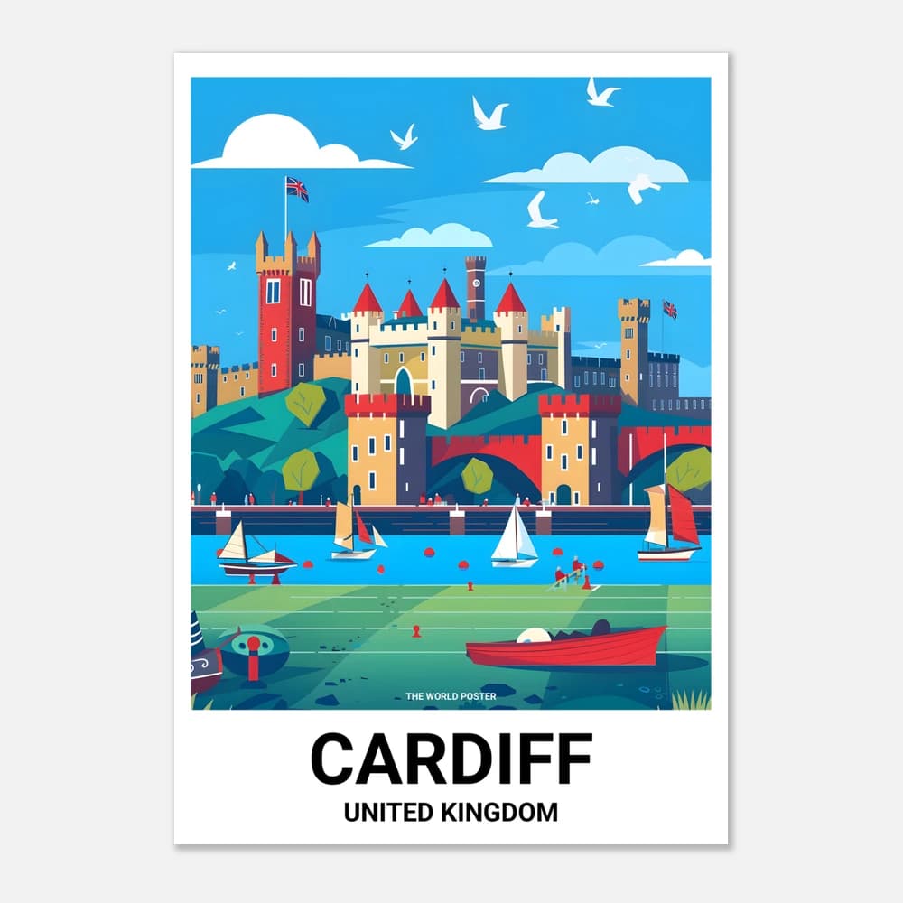 Affiche CARDIFF - Image 1 of 6