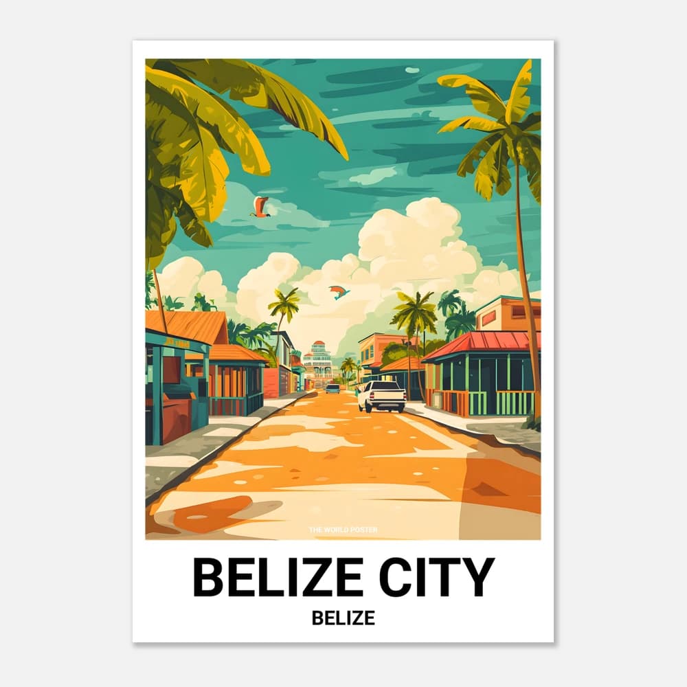Affiche BELIZE CITY - Image 1 of 6