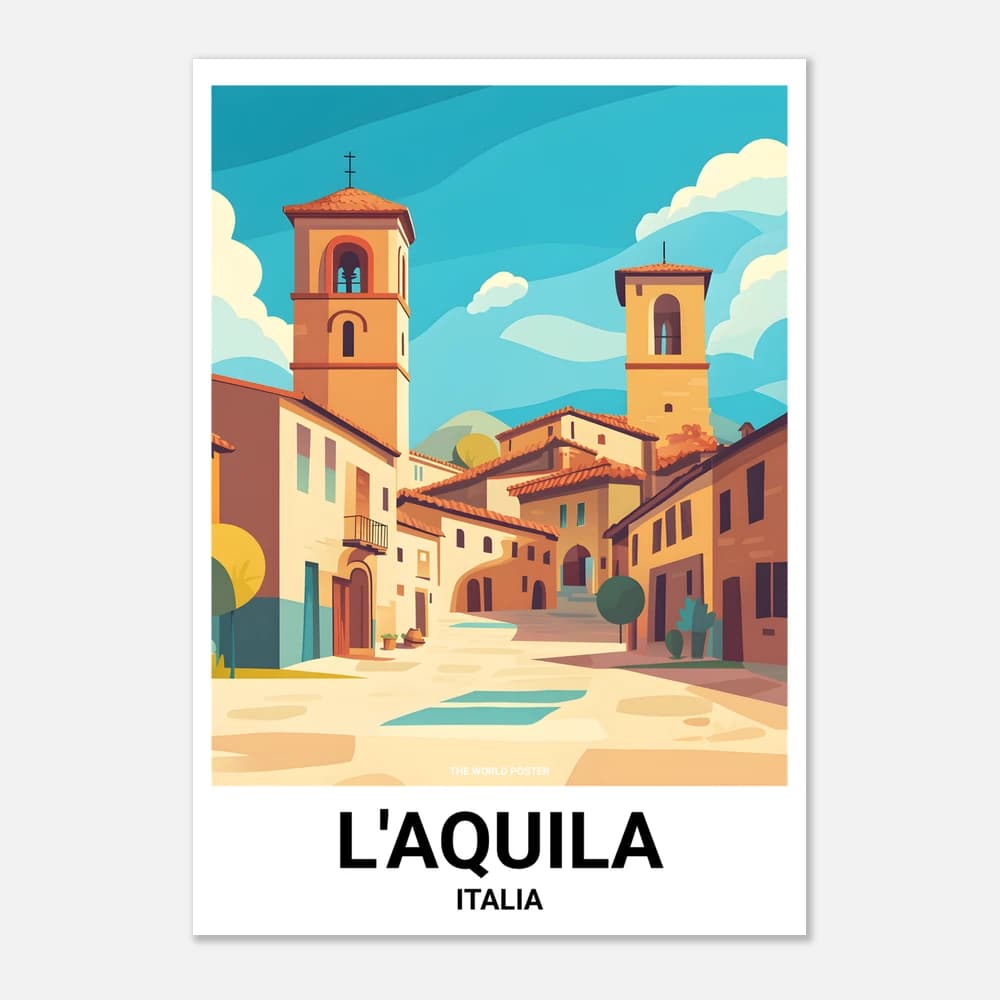 Affiche L'AQUILA - Image 1 of 6