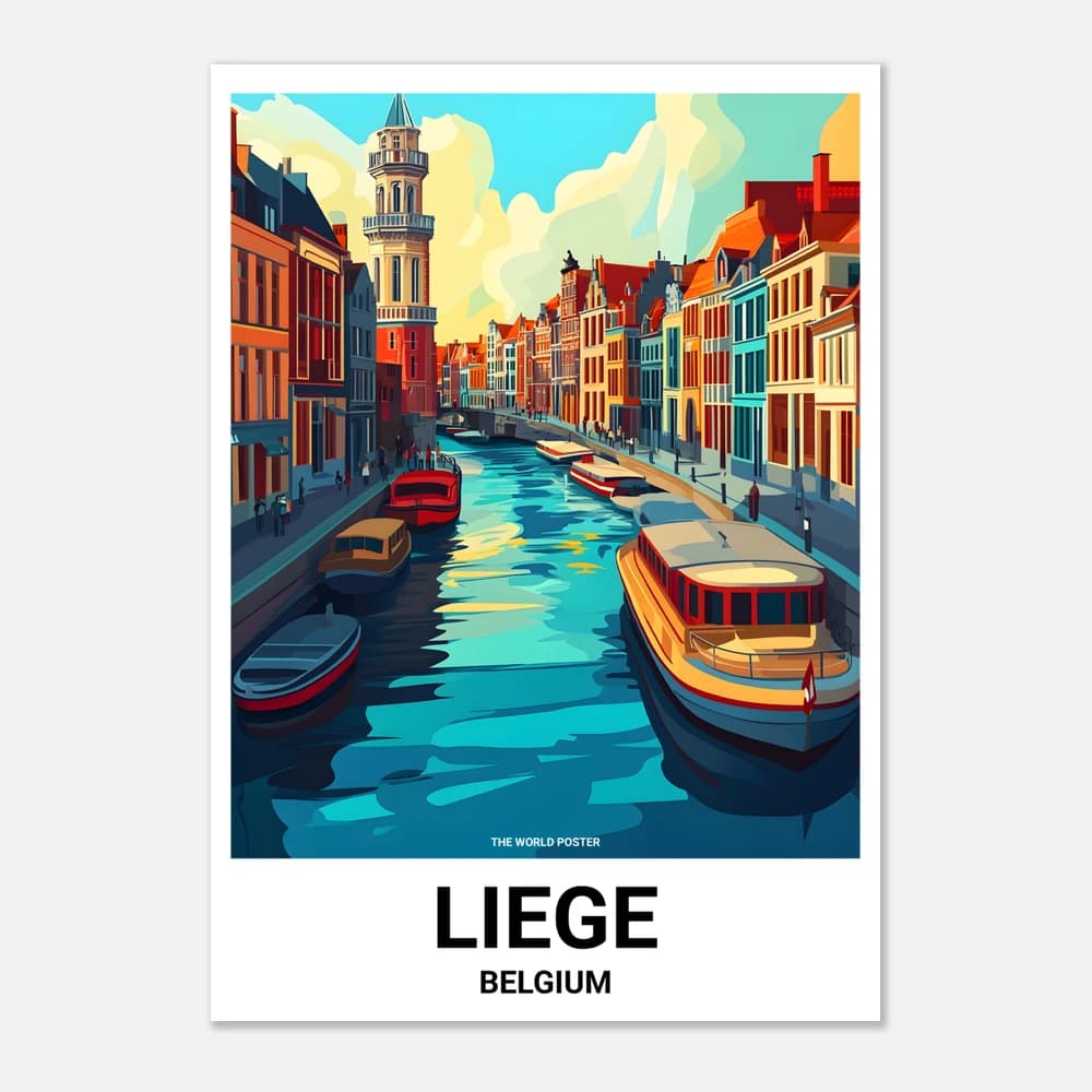Affiche LIÈGE - Image 1 of 6