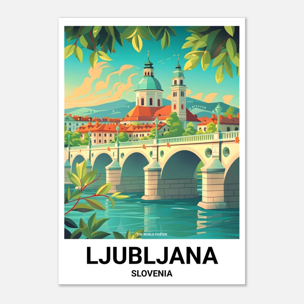 Affiche LJUBLJANA - Image 1 of 6
