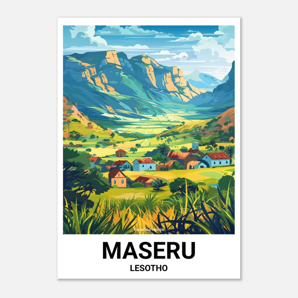 Affiche MASERU - Image 1 of 6