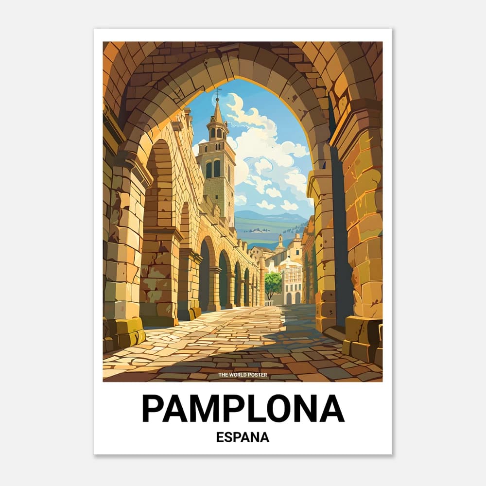Affiche PAMPLUNE - Image 1 of 6