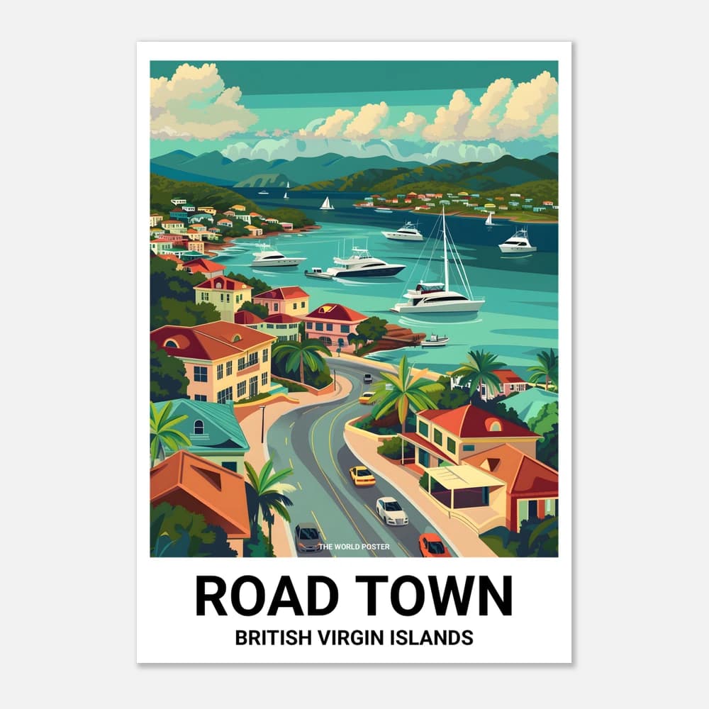 Affiche ROAD TOWN - Image 1 of 6