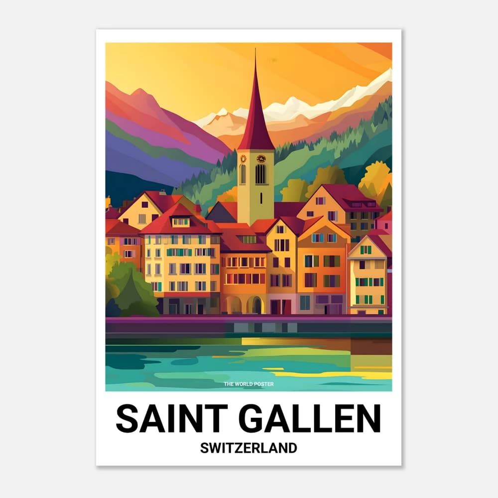 Affiche SAINT-GALL - Image 1 of 6