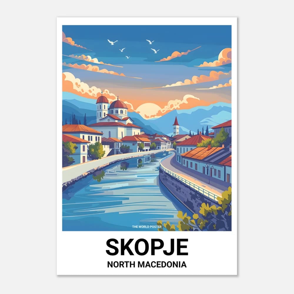 Affiche SKOPJE - Image 1 of 6