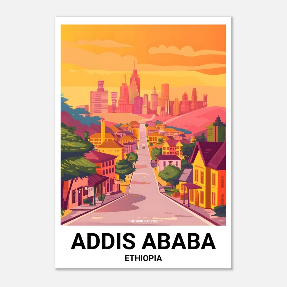 Affiche ADDIS-ABEBA - Image 1 of 6