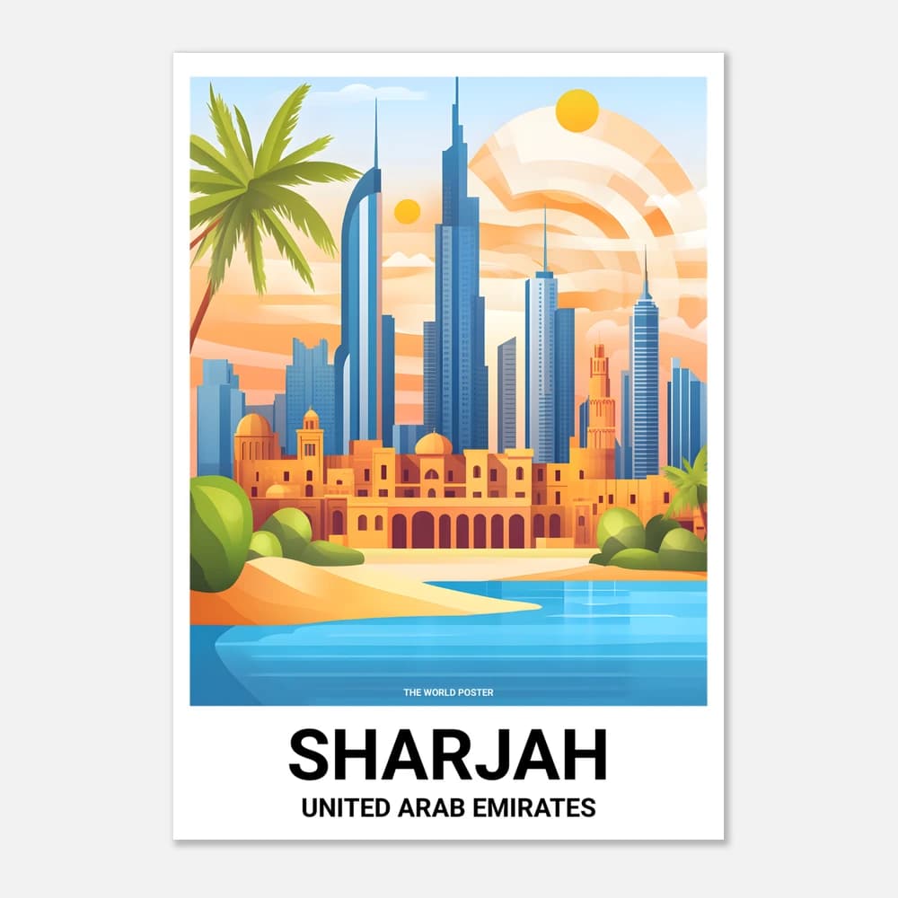 Affiche SHARJAH - Image 1 of 6