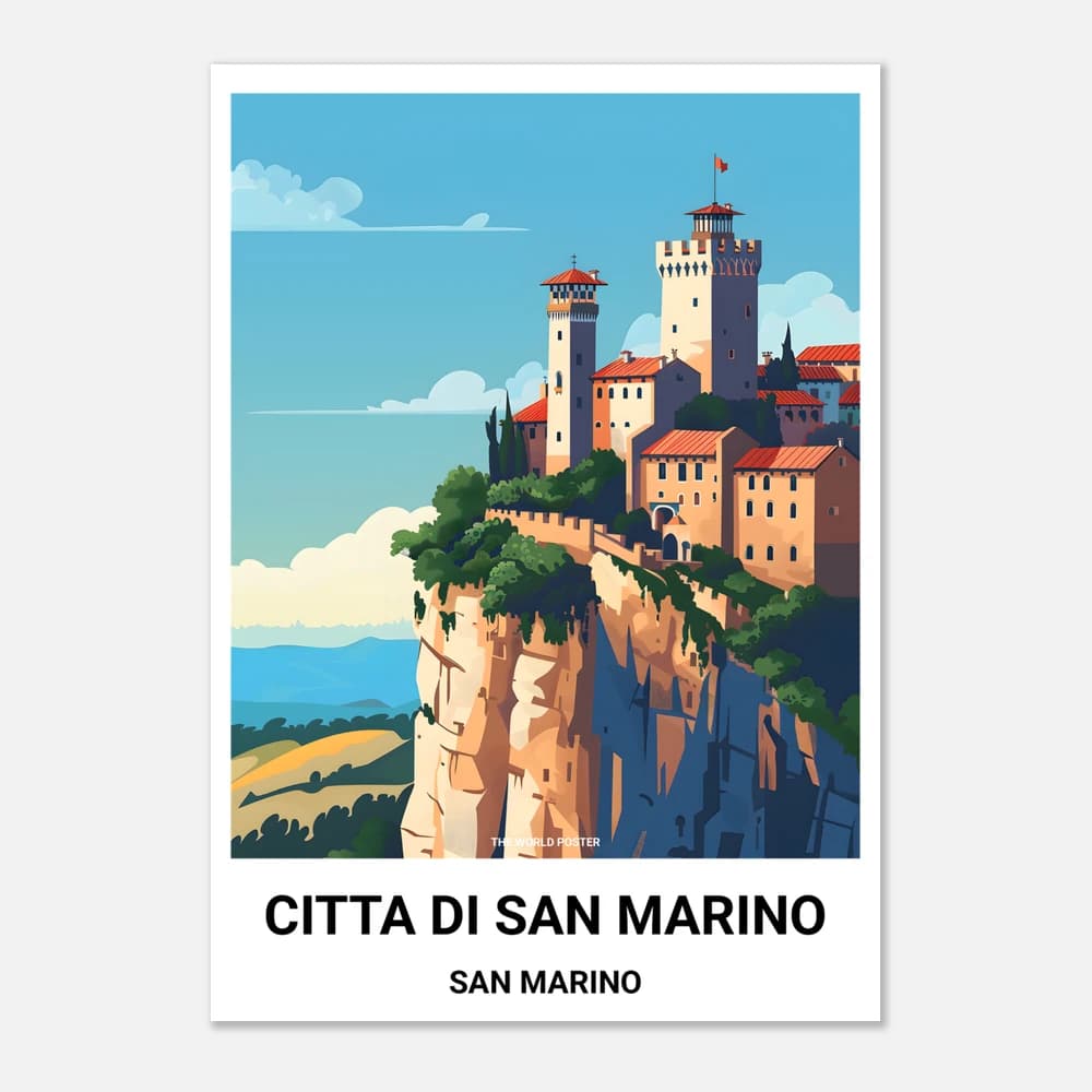 Affiche CITÉ DE SAINT-MARIN - Image 1 of 6