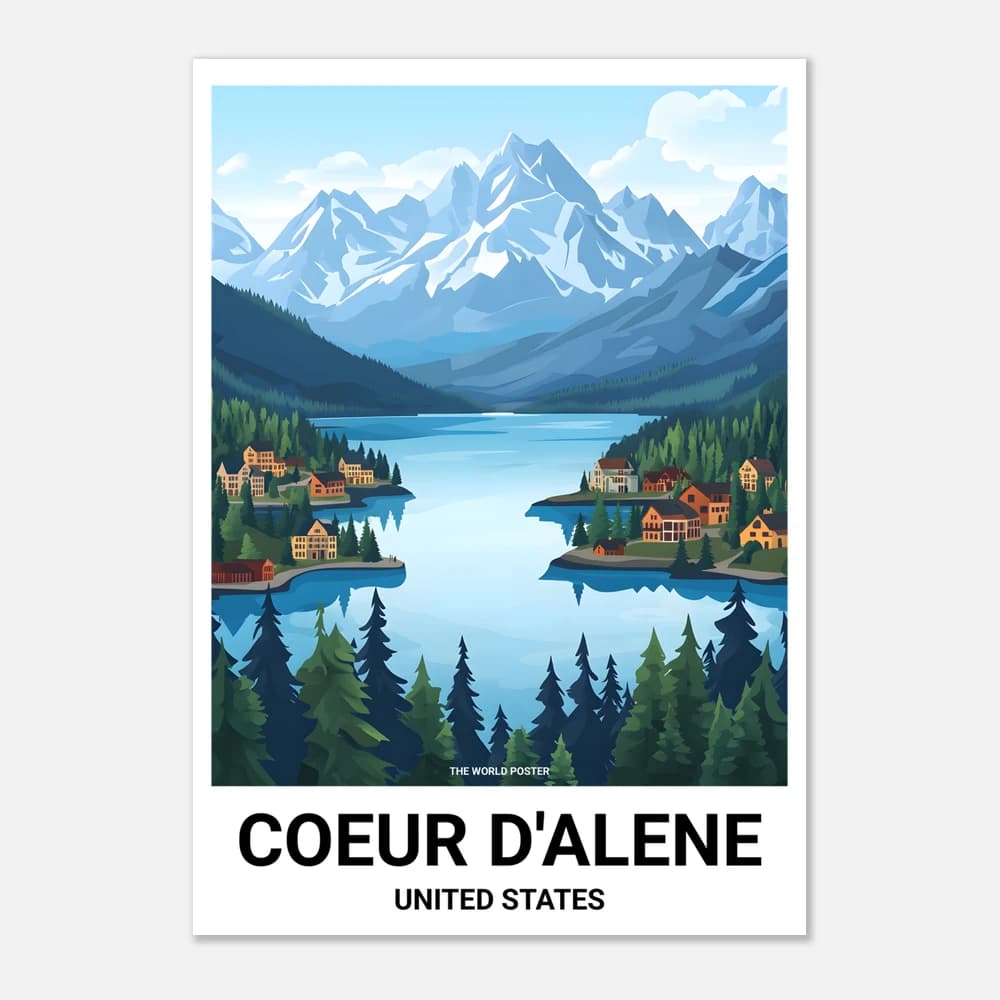 Affiche COEUR D'ALENE - Image 1 of 6