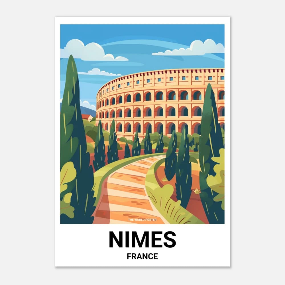 Affiche NÎMES - Image 1 of 6