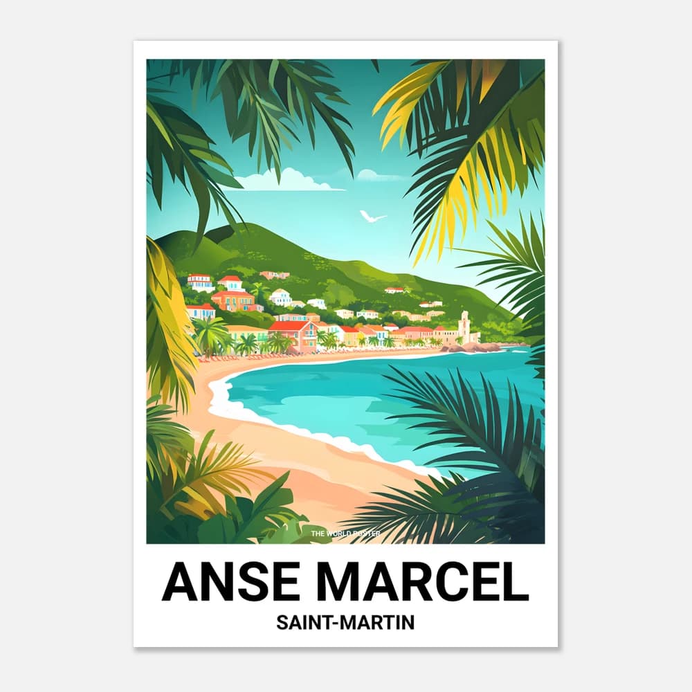 Affiche ANSE MARCEL - Image 1 of 6