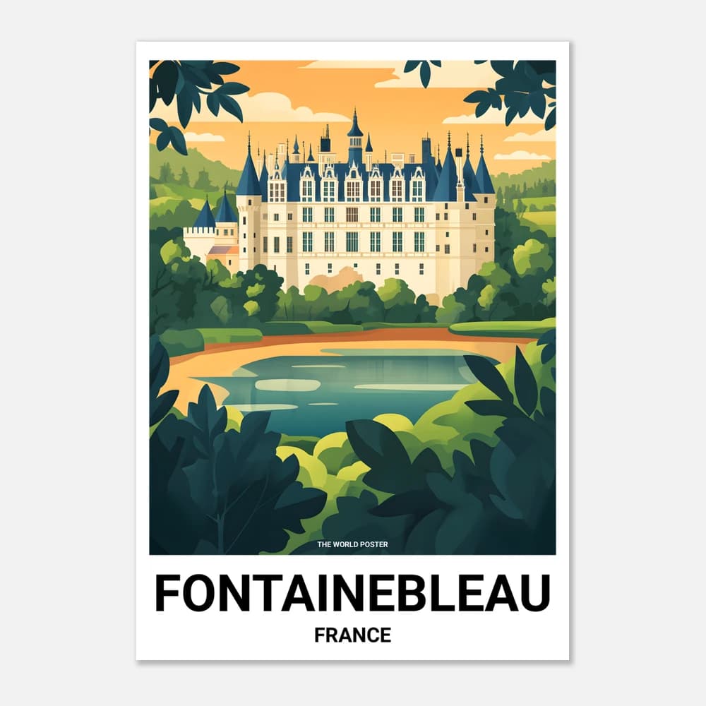 Affiche FONTAINEBLEAU - Image 1 of 6
