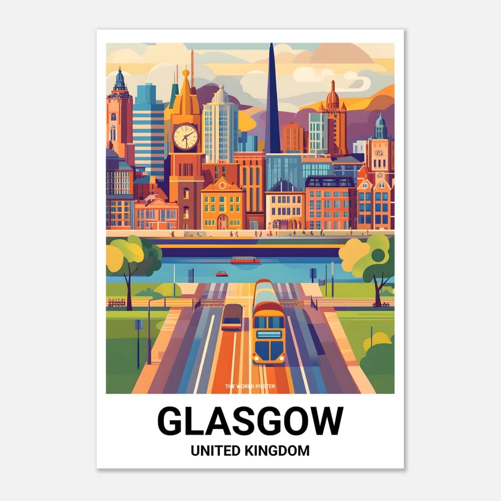 Affiche GLASGOW - Image 1 of 6