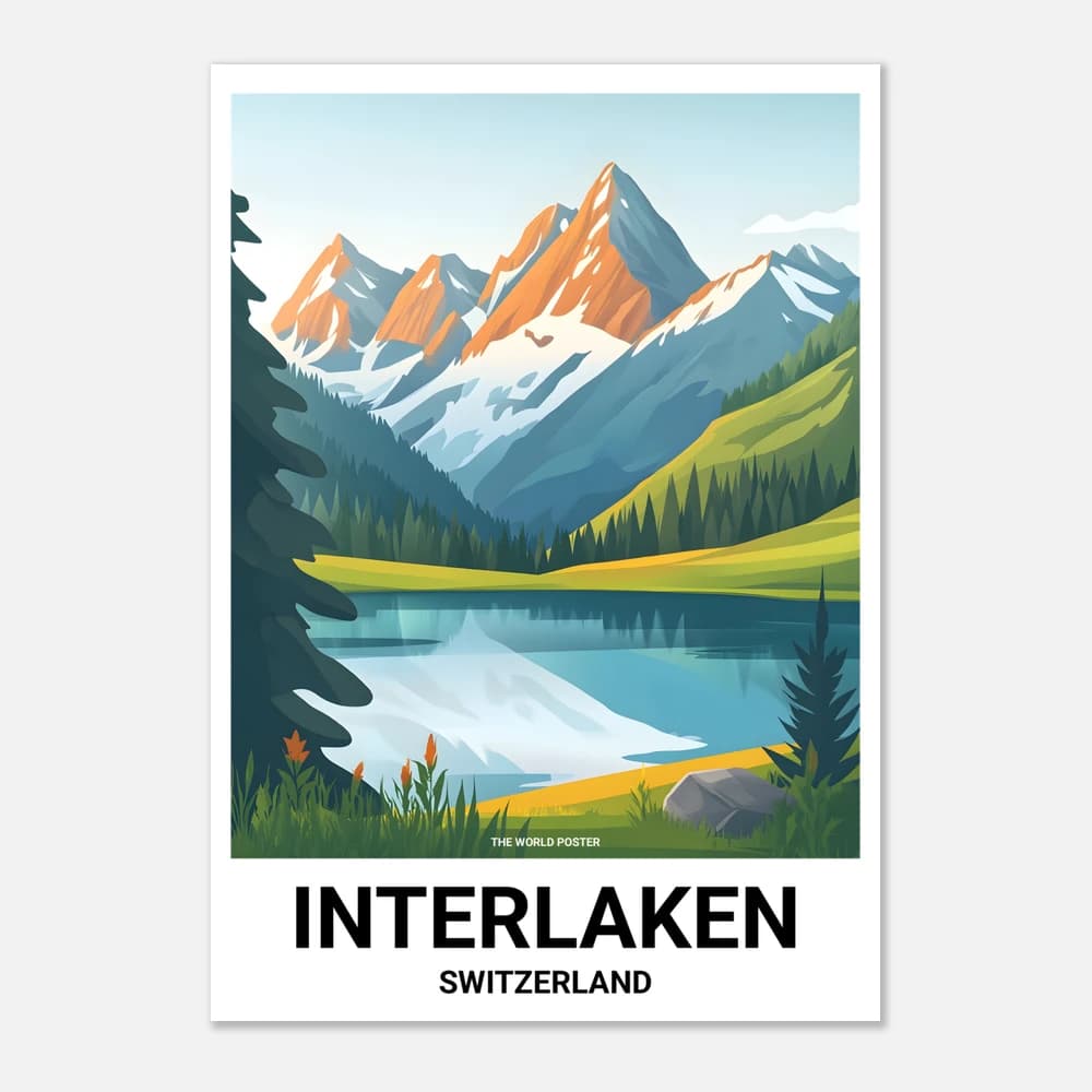 Affiche INTERLAKEN - Image 1 of 6