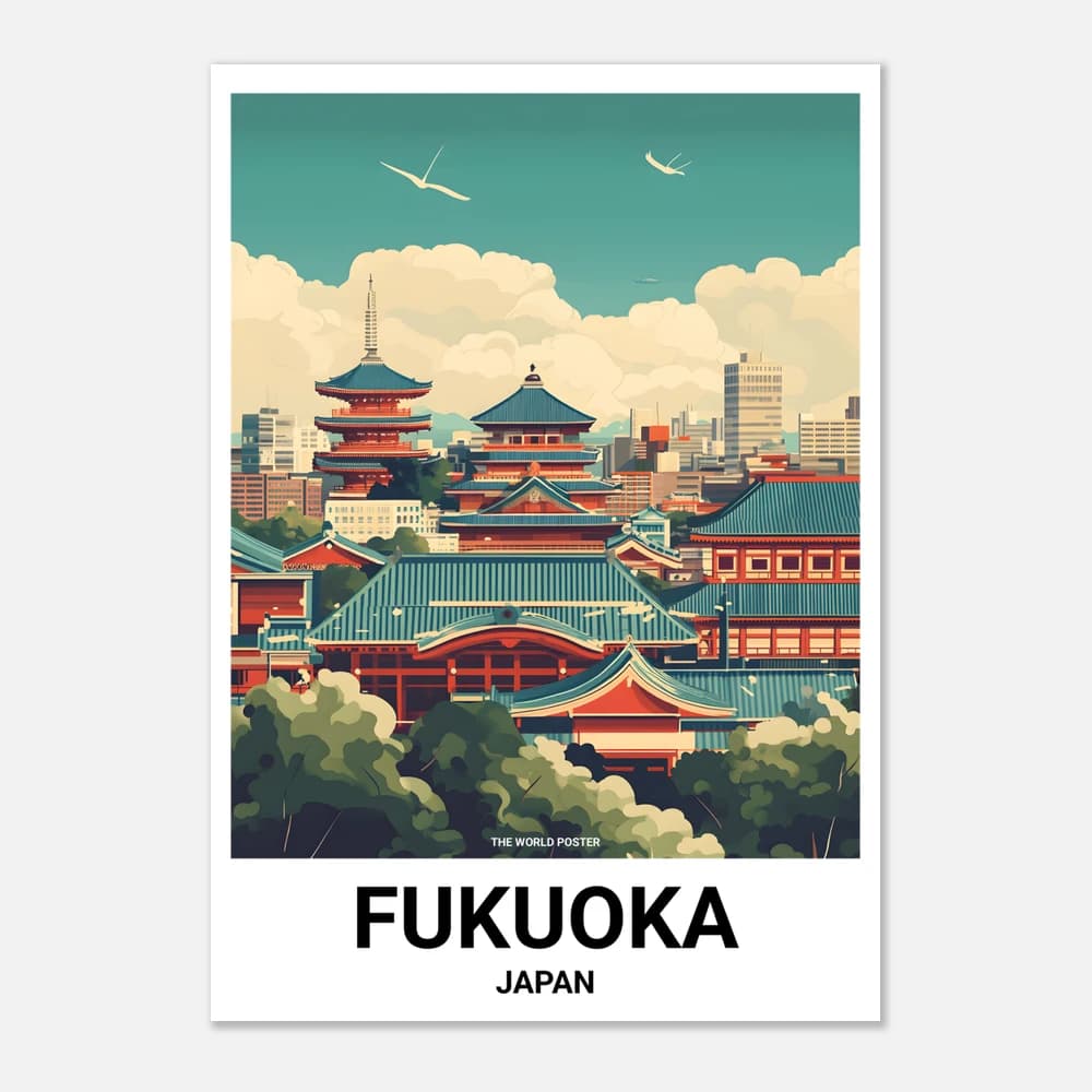 Affiche FUKUOKA - Image 1 of 6