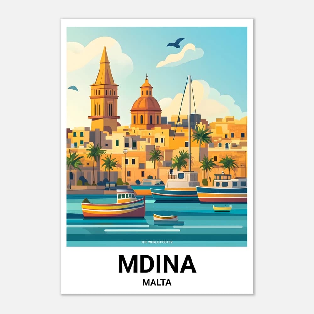 Affiche MDINA - Image 1 of 6