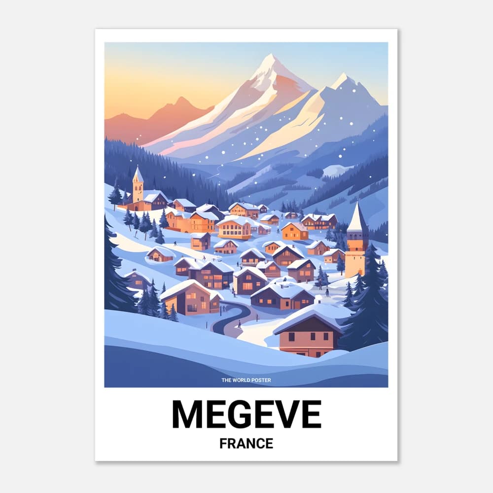 Affiche MEGÈVE - Image 1 of 6
