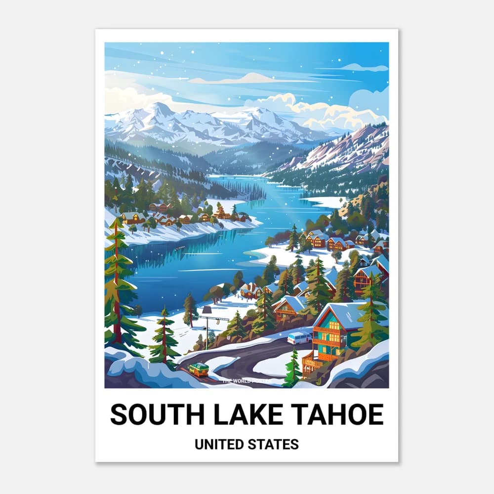 Affiche SOUTH LAKE TAHOE - Image 1 of 6
