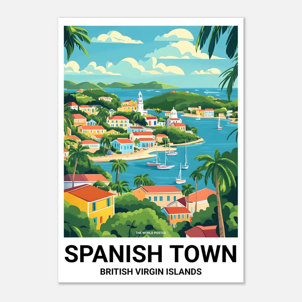 Affiche SPANISH TOWN - Image 1 of 6