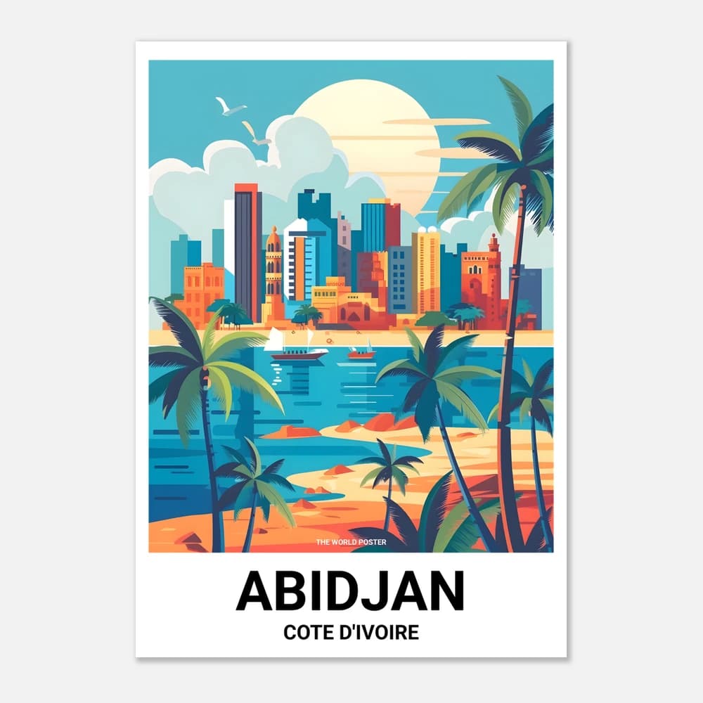 Affiche ABIDJAN - Image 1 of 6