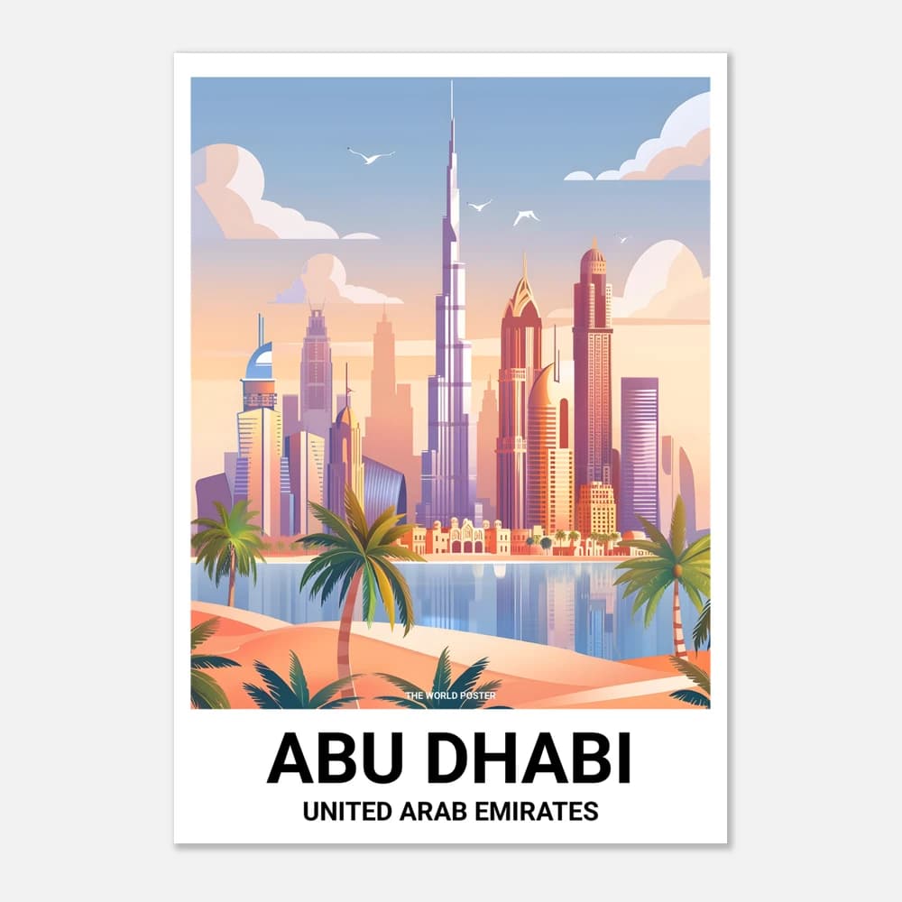 Affiche ABOU DHABI - Image 1 of 6