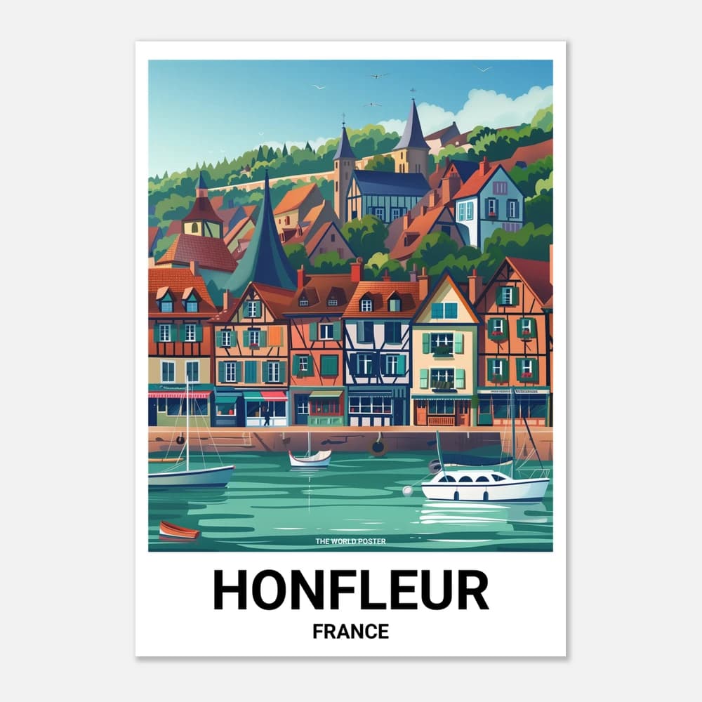 Affiche HONFLEUR - Image 1 of 6