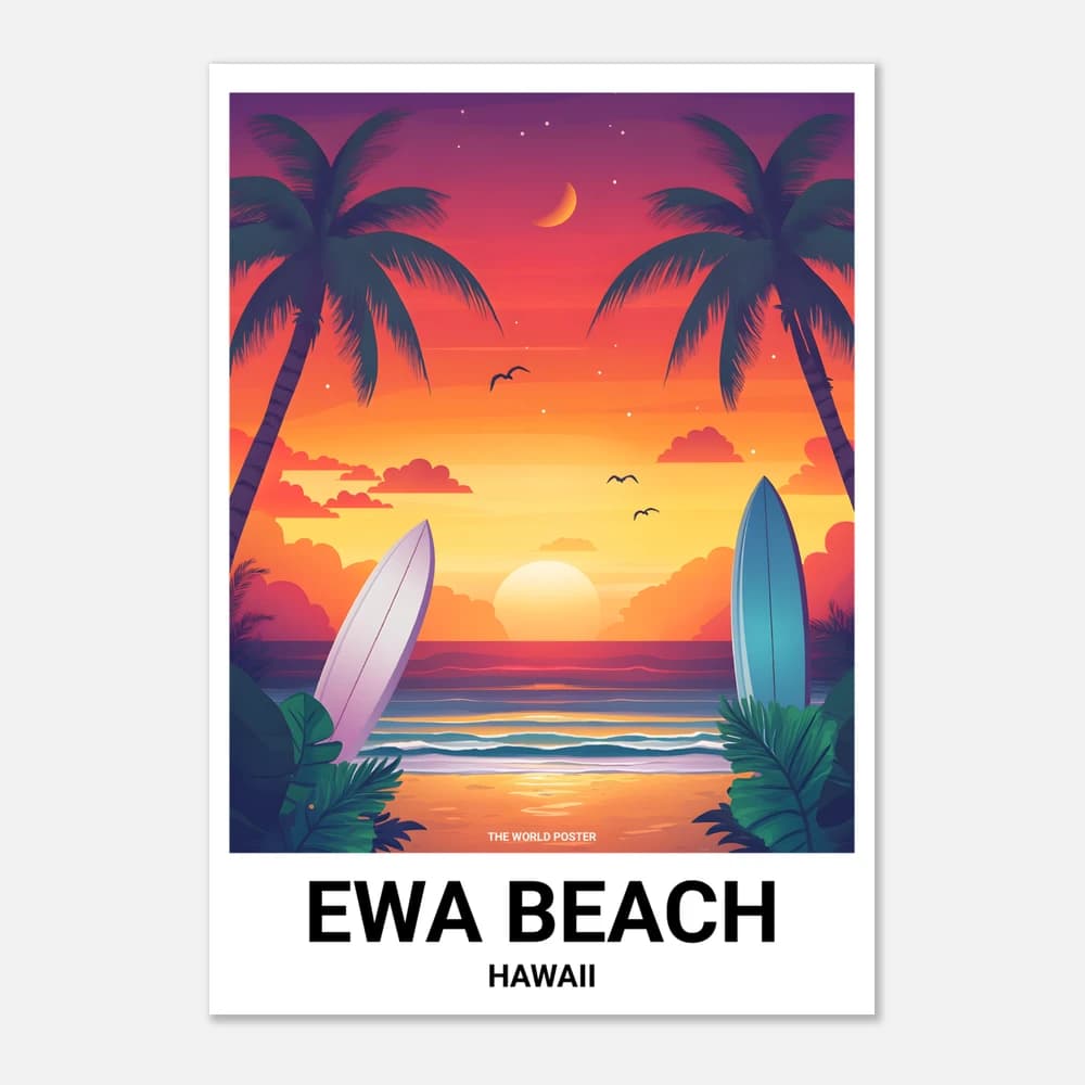 Affiche EWA BEACH - Image 1 of 6