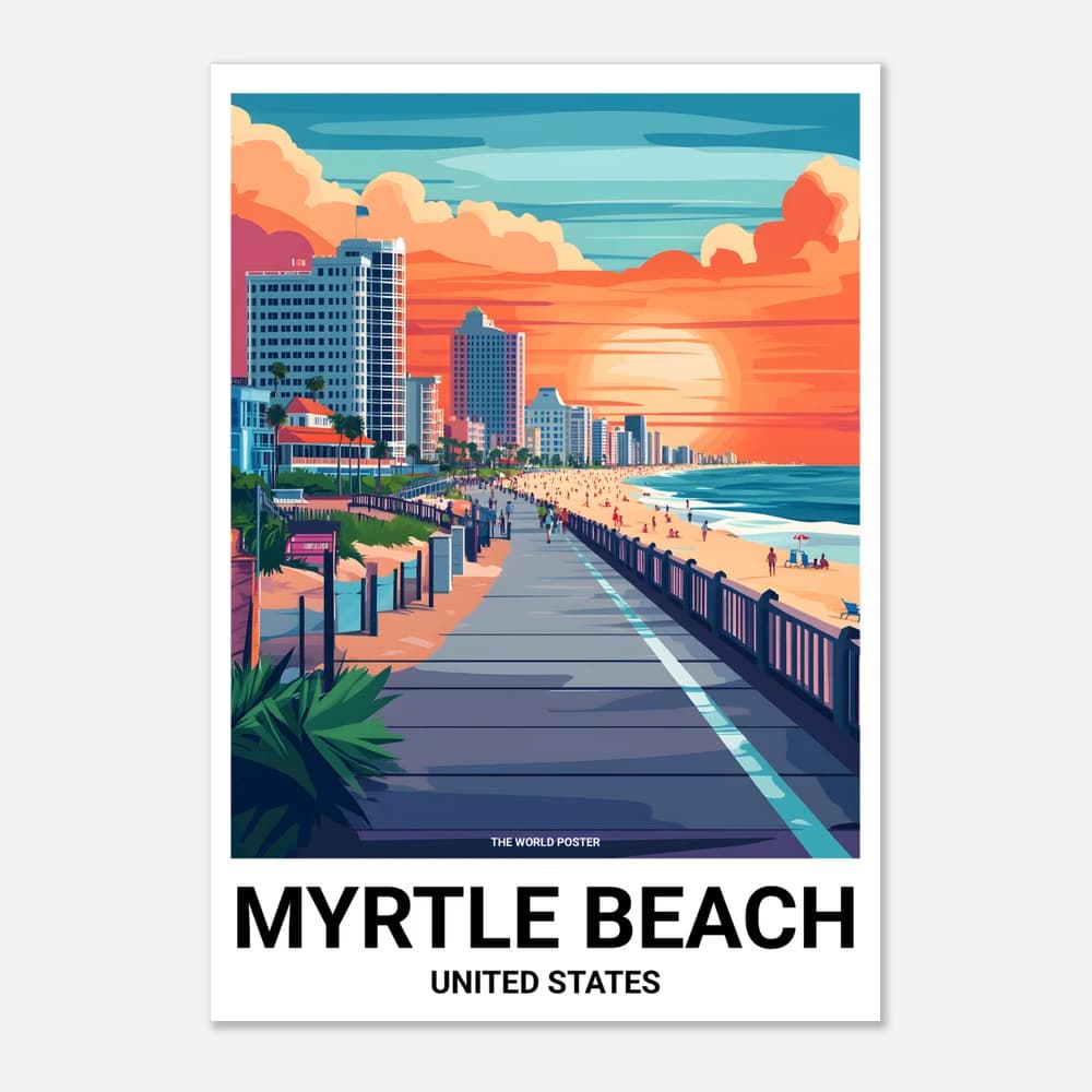 Affiche MYRTLE BEACH - Image 1 of 6
