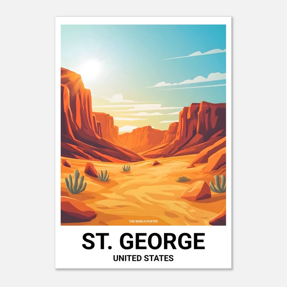 Affiche ST. GEORGE - Image 1 of 6