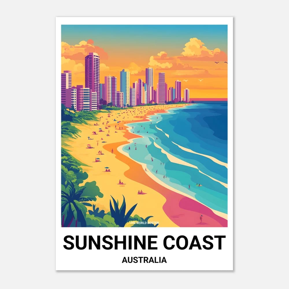 Affiche SUNSHINE COAST - Image 1 of 6