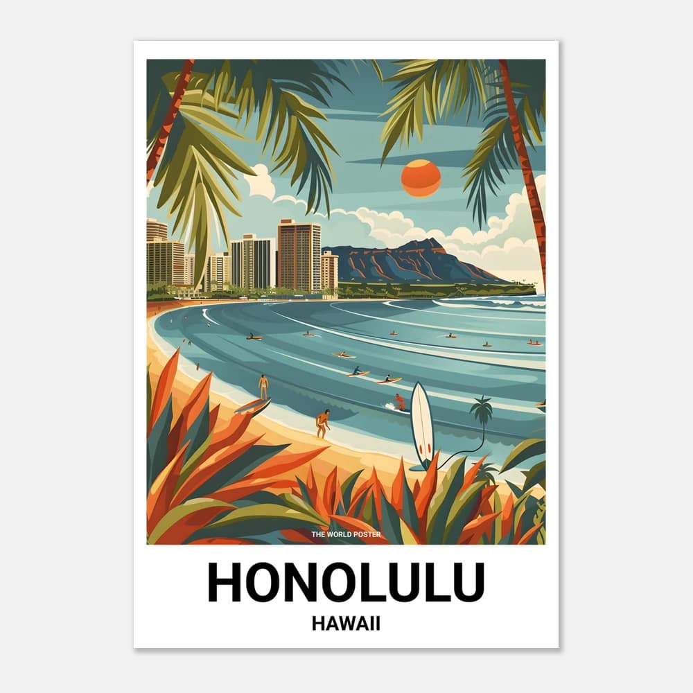 Affiche HONOLULU - Image 1 of 6