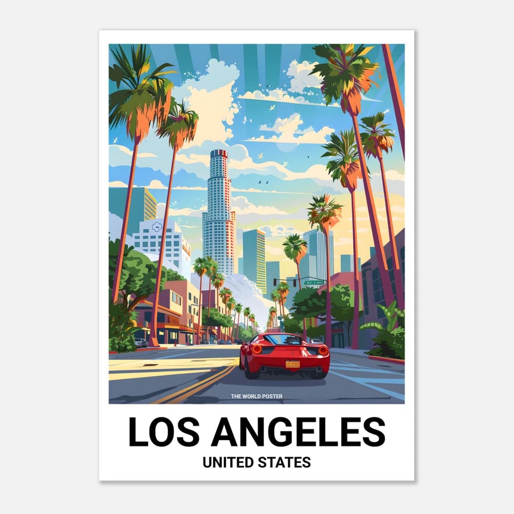 Affiche LOS ANGELES - Image 1 of 6