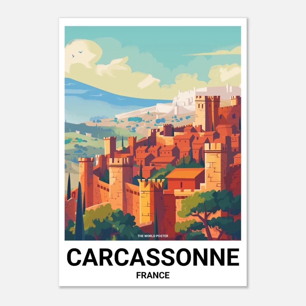 Affiche CARCASSONE - Image 1 of 6