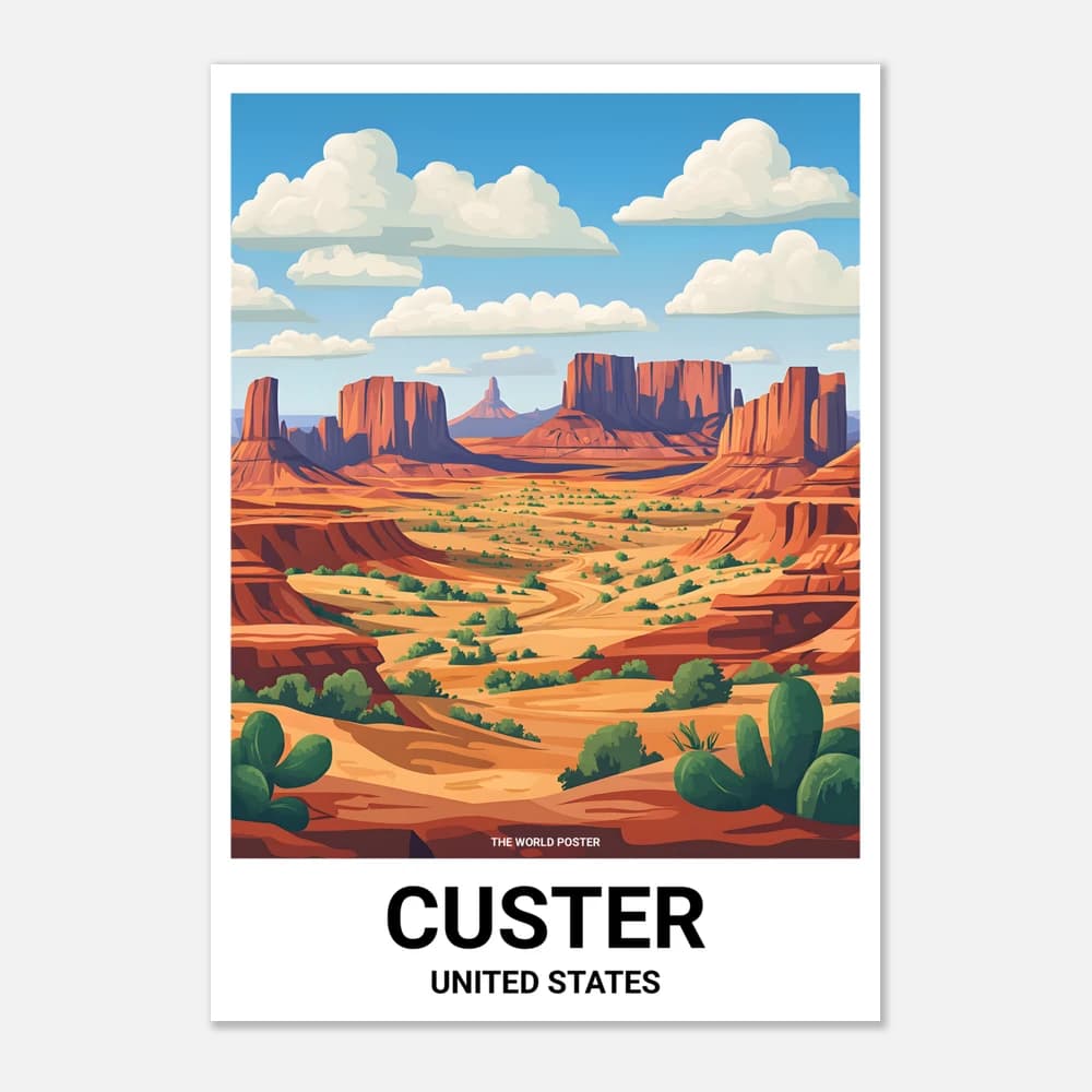 Affiche CUSTER - Image 1 of 6