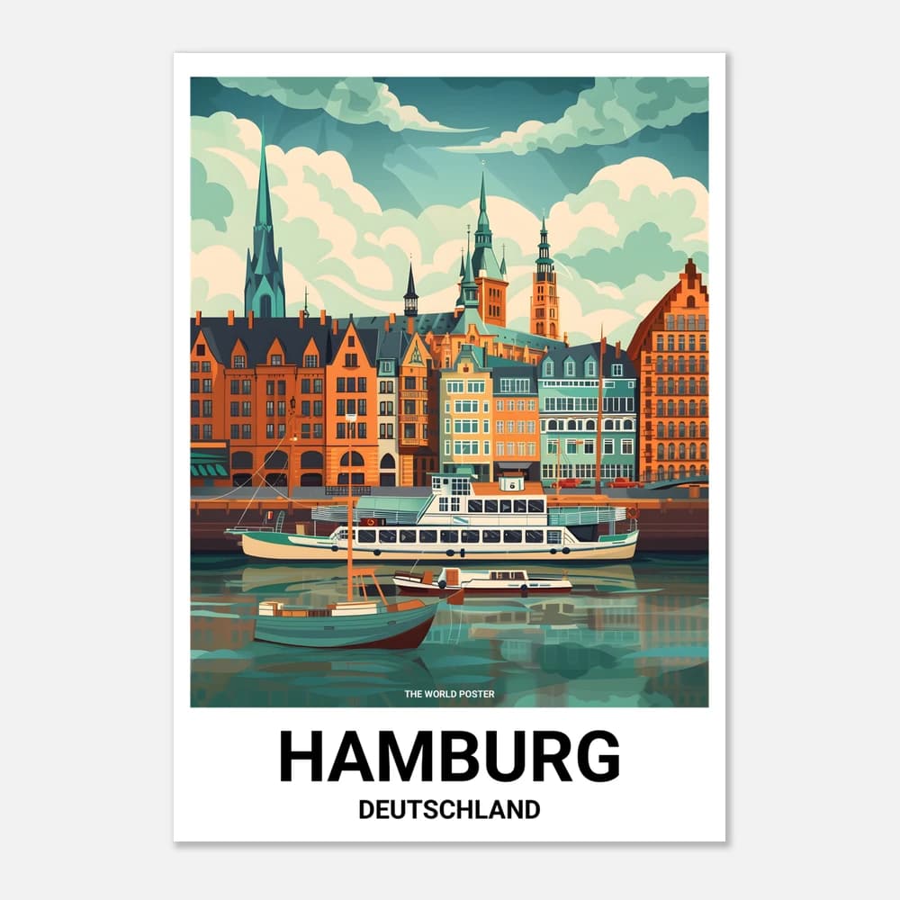 Affiche HAMBOURG - Image 1 of 6