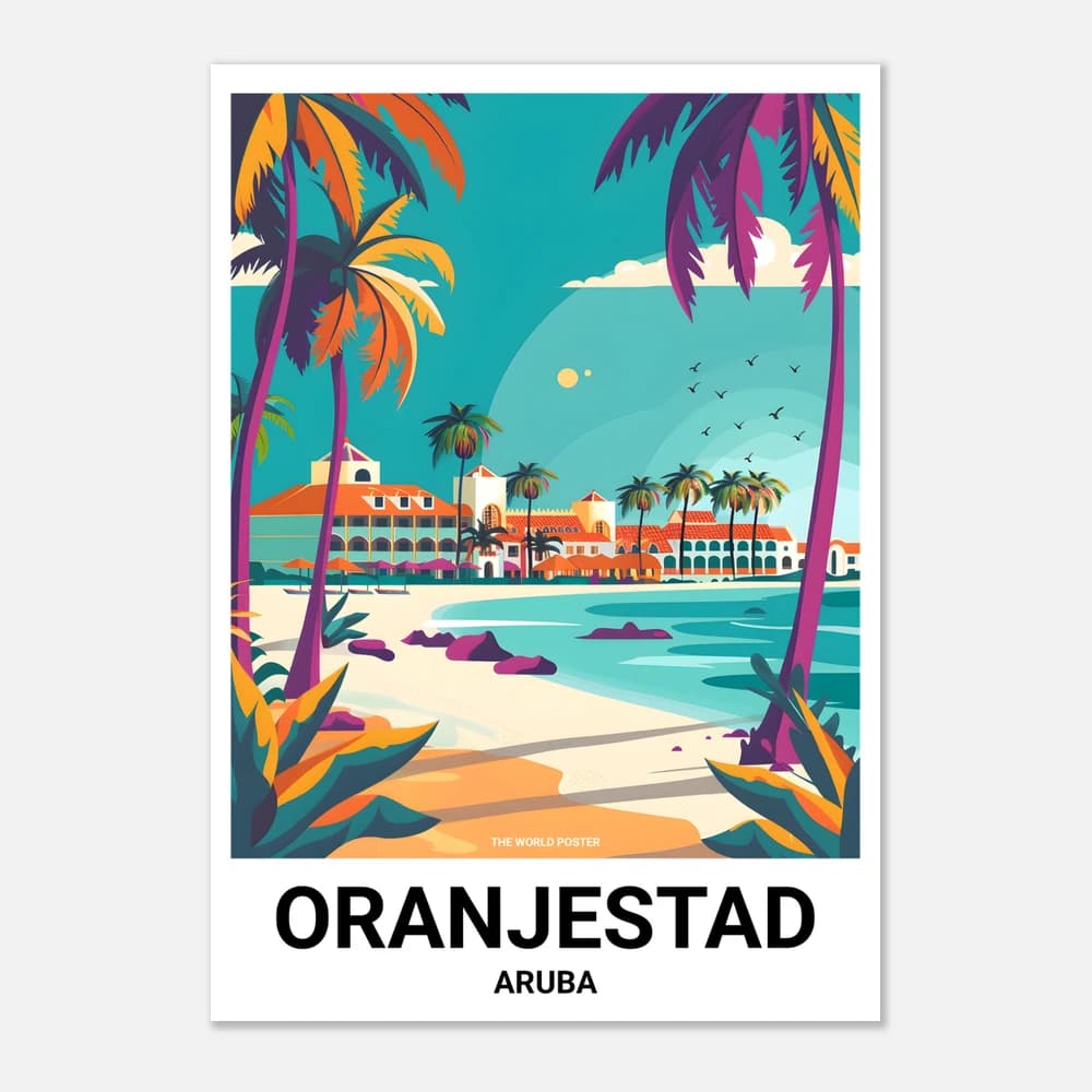 Affiche ORANJESTAD - Image 1 of 6