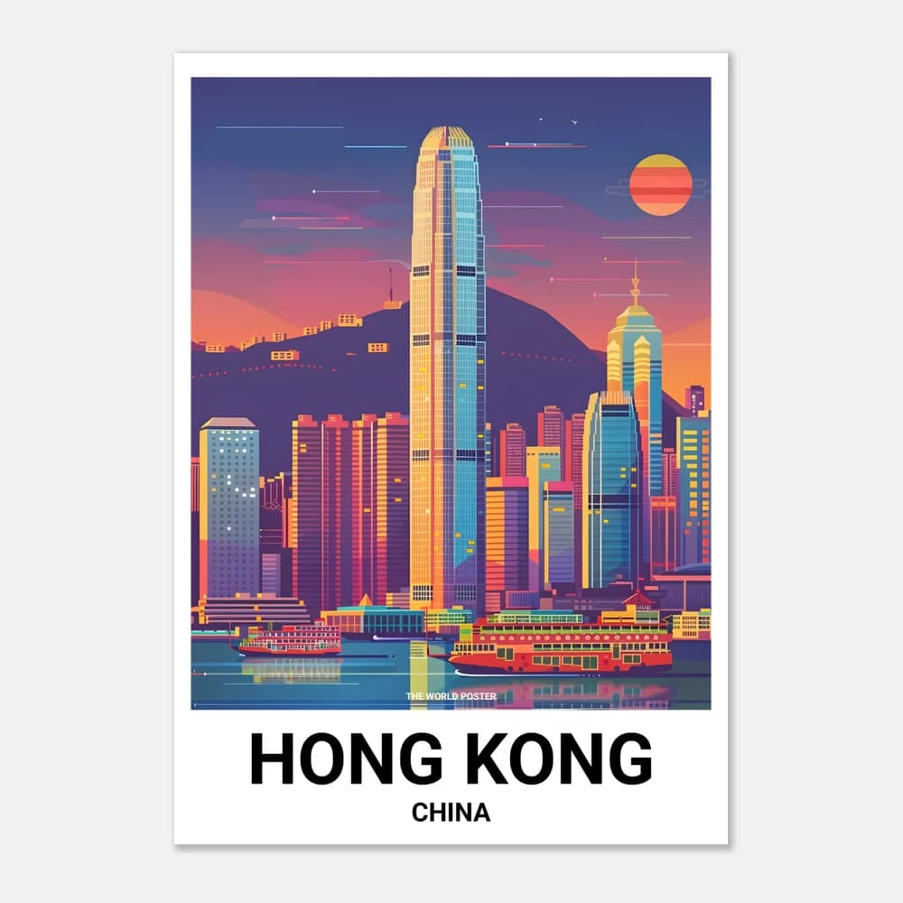 Affiche HONG KONG - Image 1 of 6
