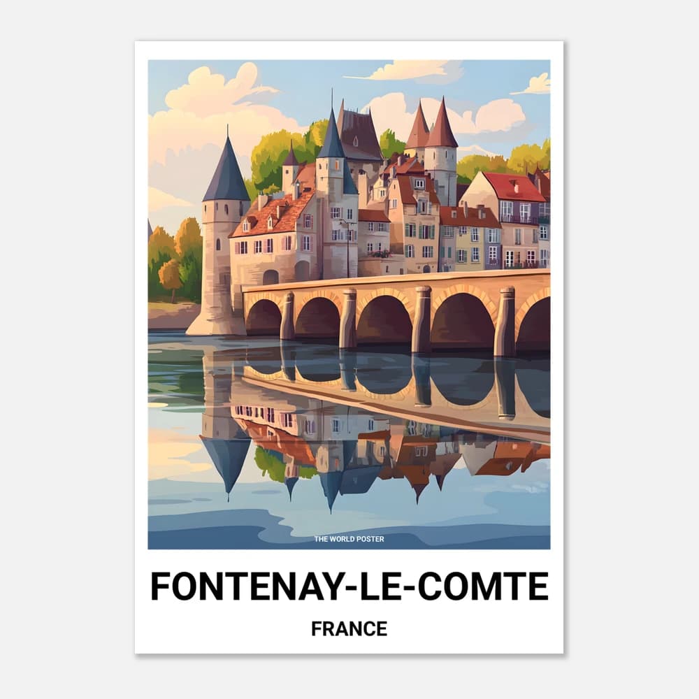 Affiche FONTENAY-LE-COMTE - Image 1 of 6