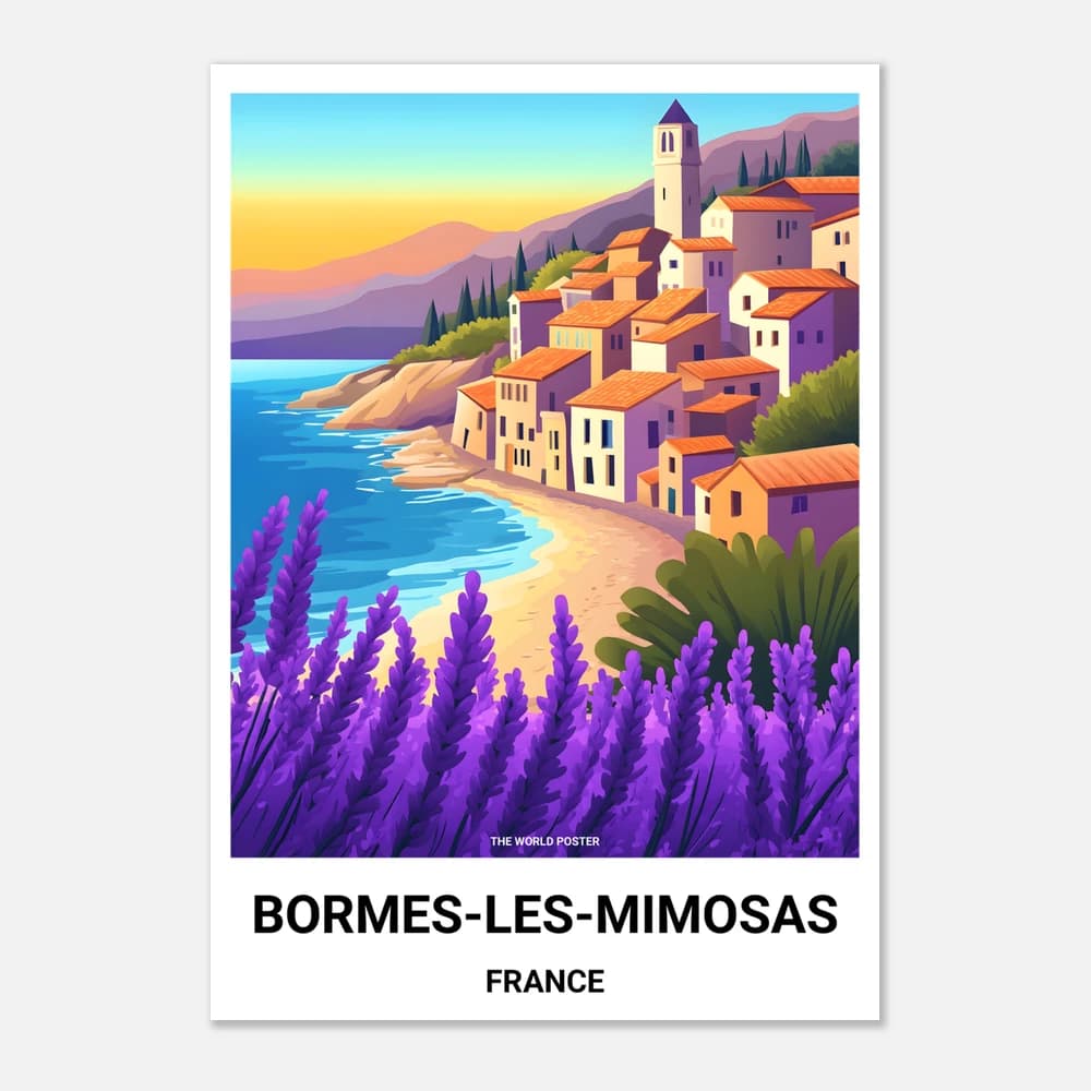 Affiche BORMES-LES-MIMOSAS - Image 1 of 6