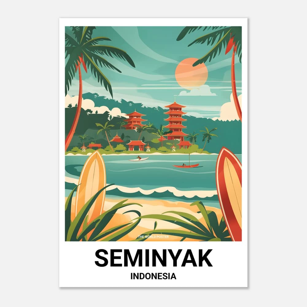 Affiche SEMINYAK - Image 1 of 6